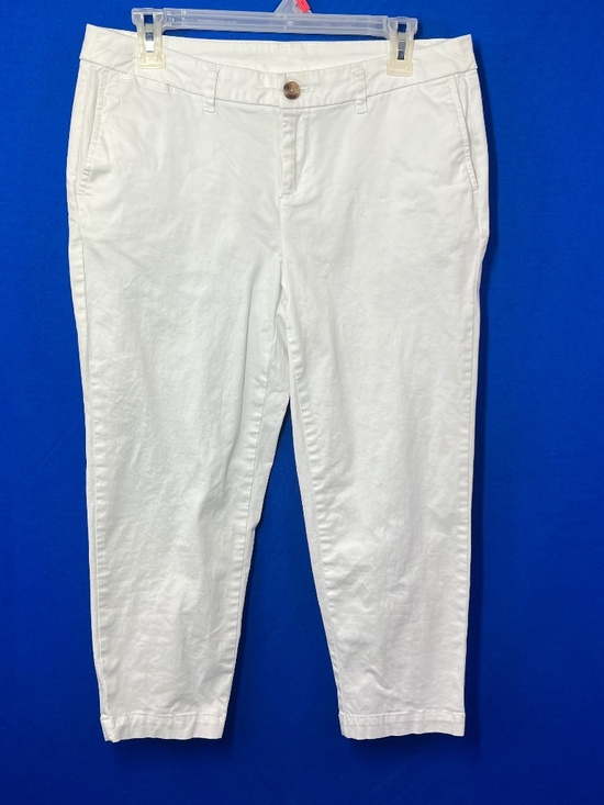 Faded Glory Pants - |•FADED GLORY•| White Capri Mid-Rise Pants Size 6